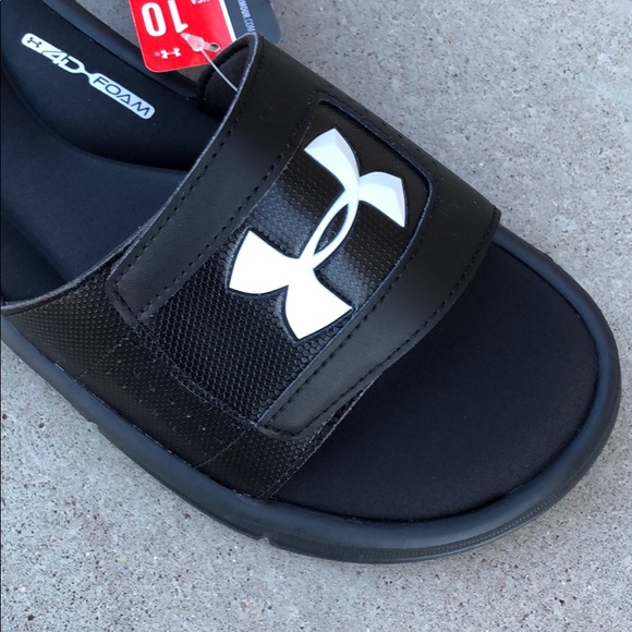 Under Armour Men’s Slide Sandals, size 10 - Picture 5 of 8